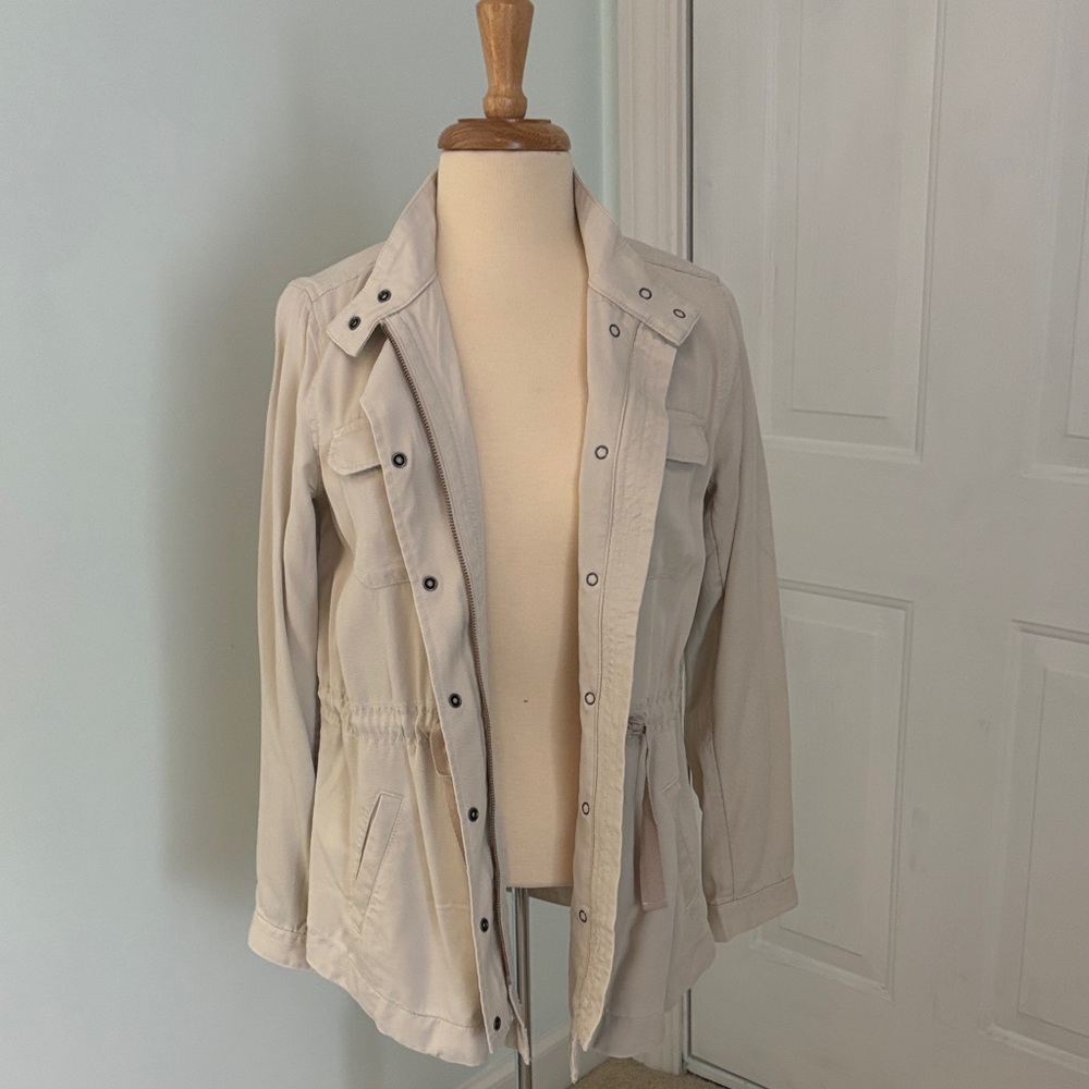 LOFT Light Tan Utility Jacket